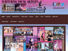 Tablet Screenshot of nextstepdance.com